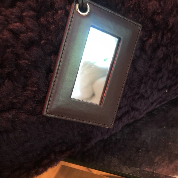 BALENCIAGA padlock shearling 2 way bag - Picture 6 of 10